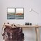 Stupell Industries Coastal Beach Impression 2pc Framed Giclee Wall Art Set Design by Ethan Harper